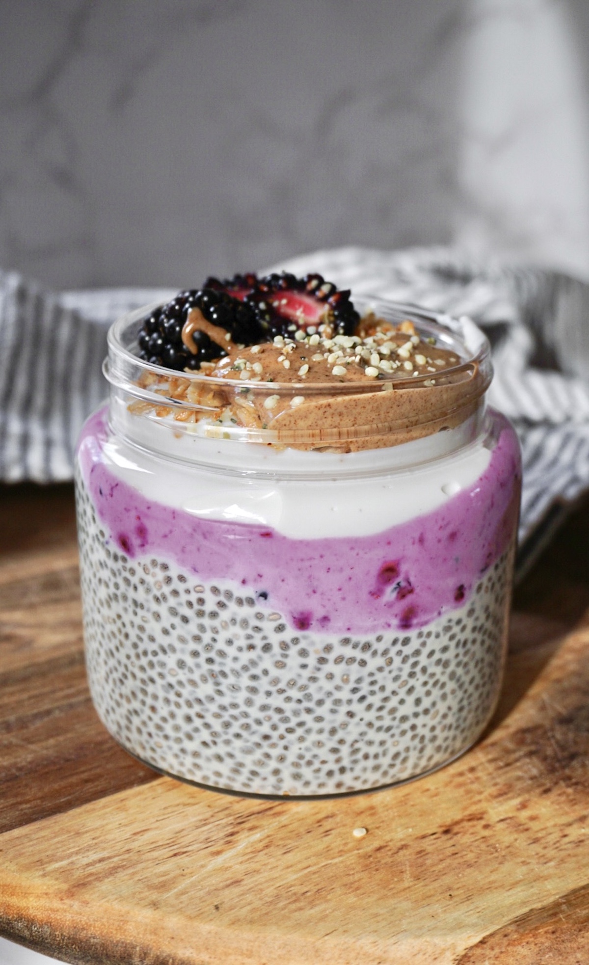 Chia pudink s ovocem